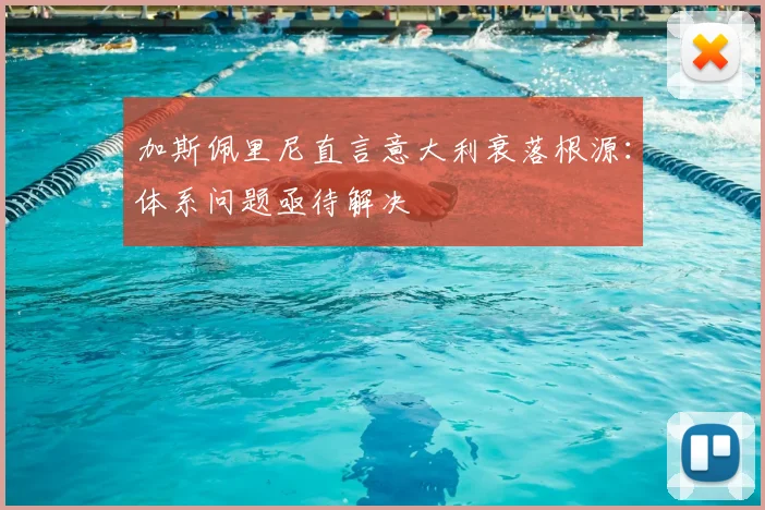 加斯佩里尼直言意大利衰落根源：体系问题亟待解决