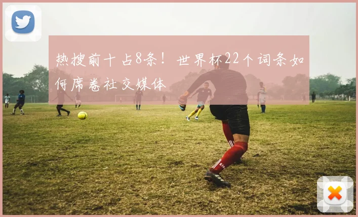 热搜前十占8条!世界杯22个词条如何席卷社交媒体